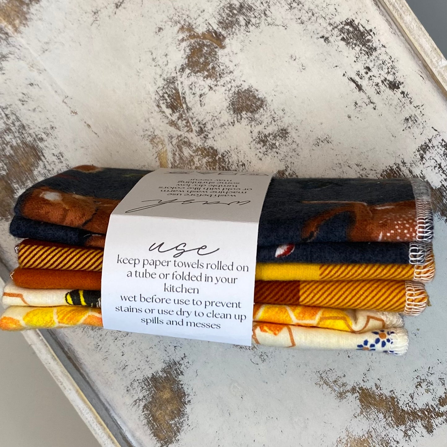 Reusable Paper Towels: Mixed Prints