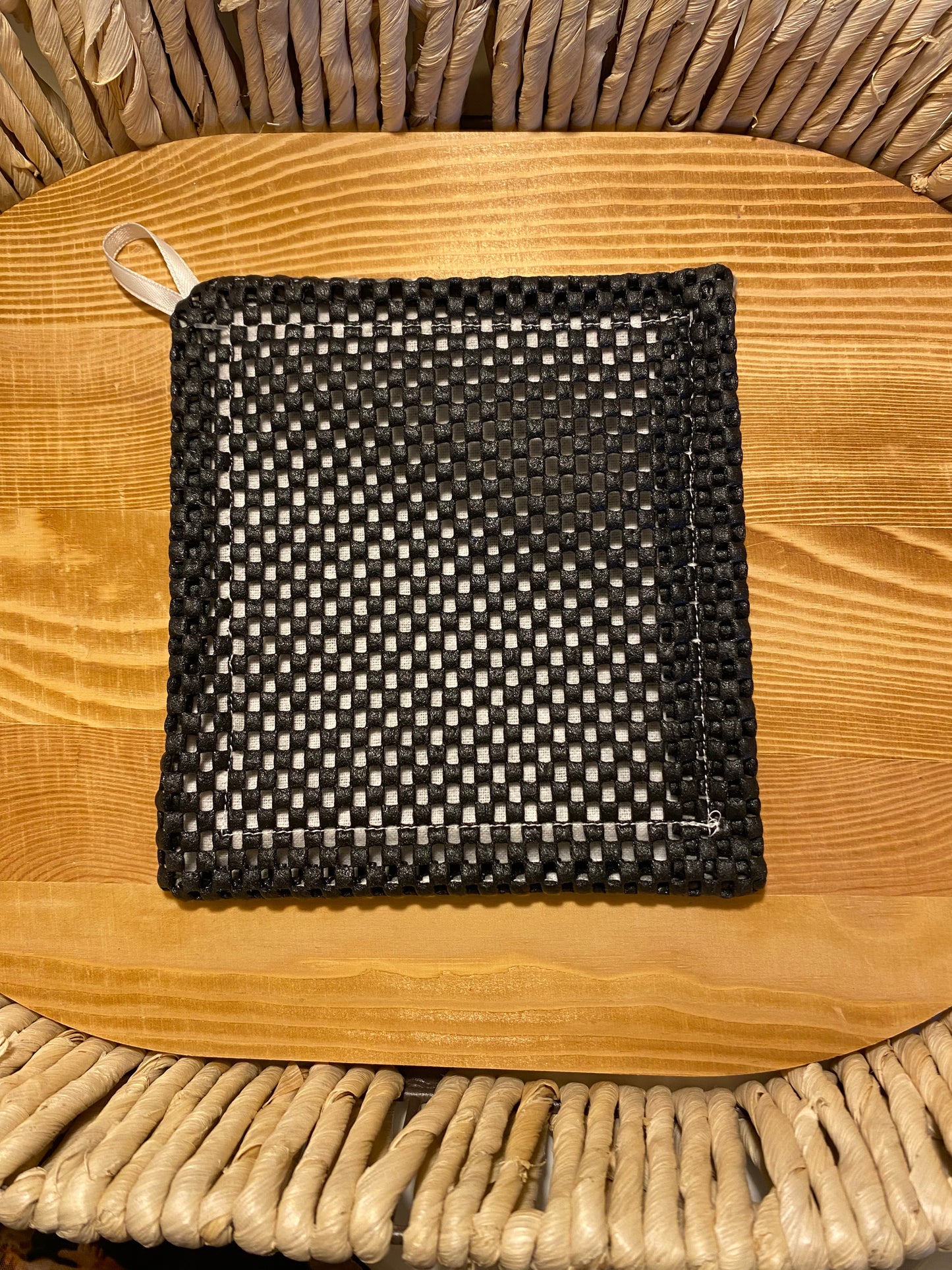 Gray Geo Jar Gripper