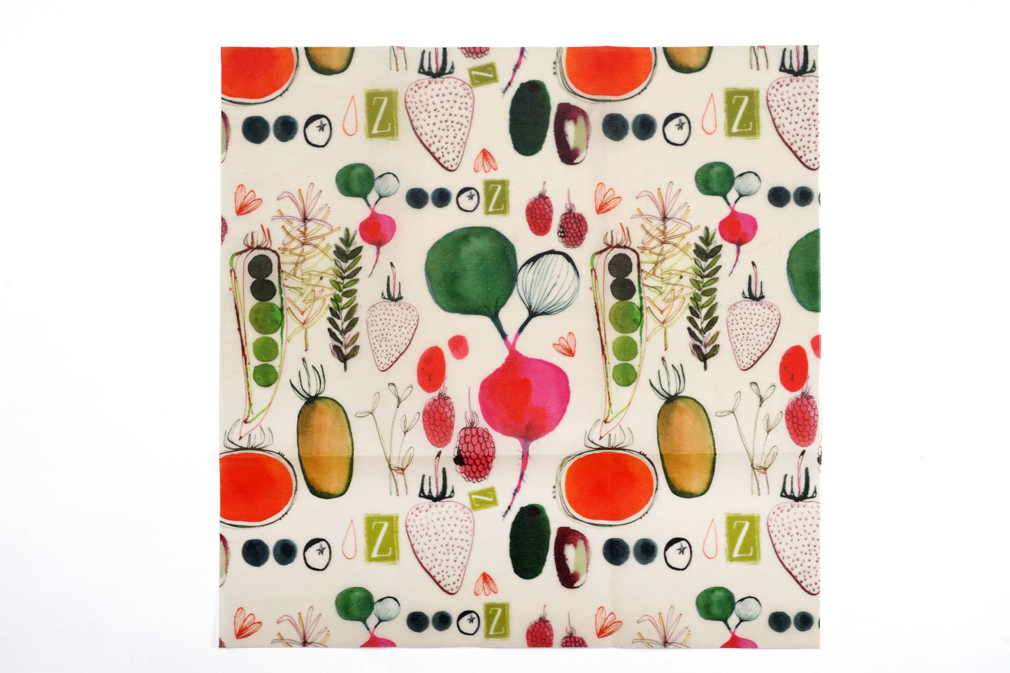 Z Wraps XL Reusable Beeswax Food Wrap - 16" x 26": Bell