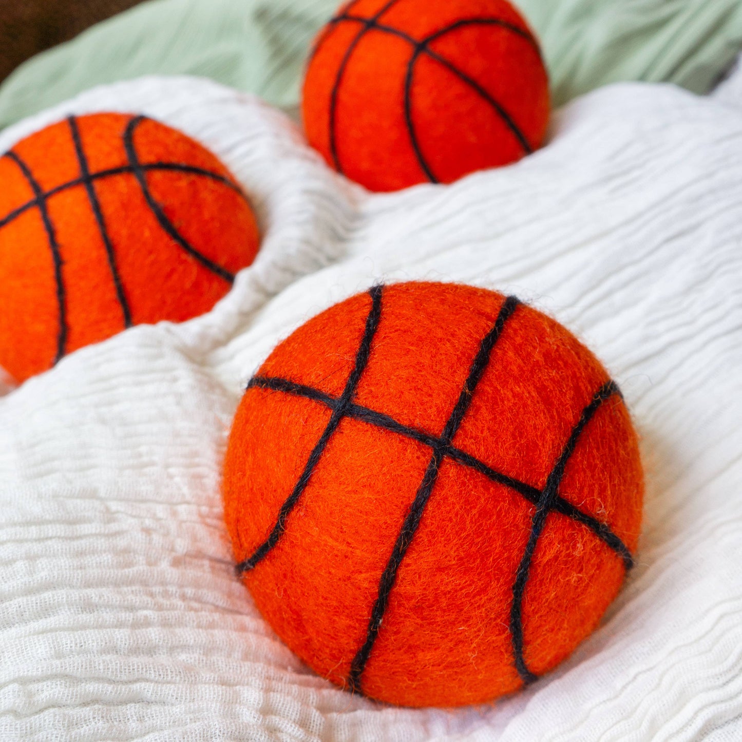 Basketball Eco Wool Dryer Balls - PLAYOFFS
