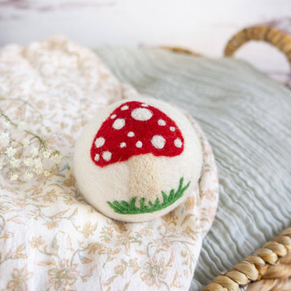 White Mushroom Dryer Balls