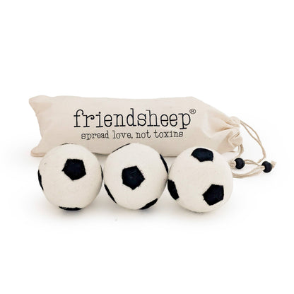 Soccer Eco Wool Dryer Balls - WORLD CUP: PACKAGE FREE