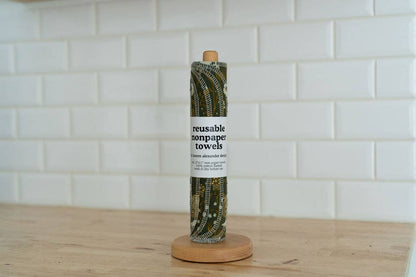 Reusable Paper Towels - Wooded Whimsy: 6 Pack Rolled