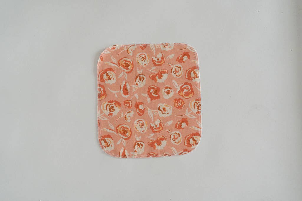 Reusable Paper Towels - Rose Gathering: 6 Pack Rolled