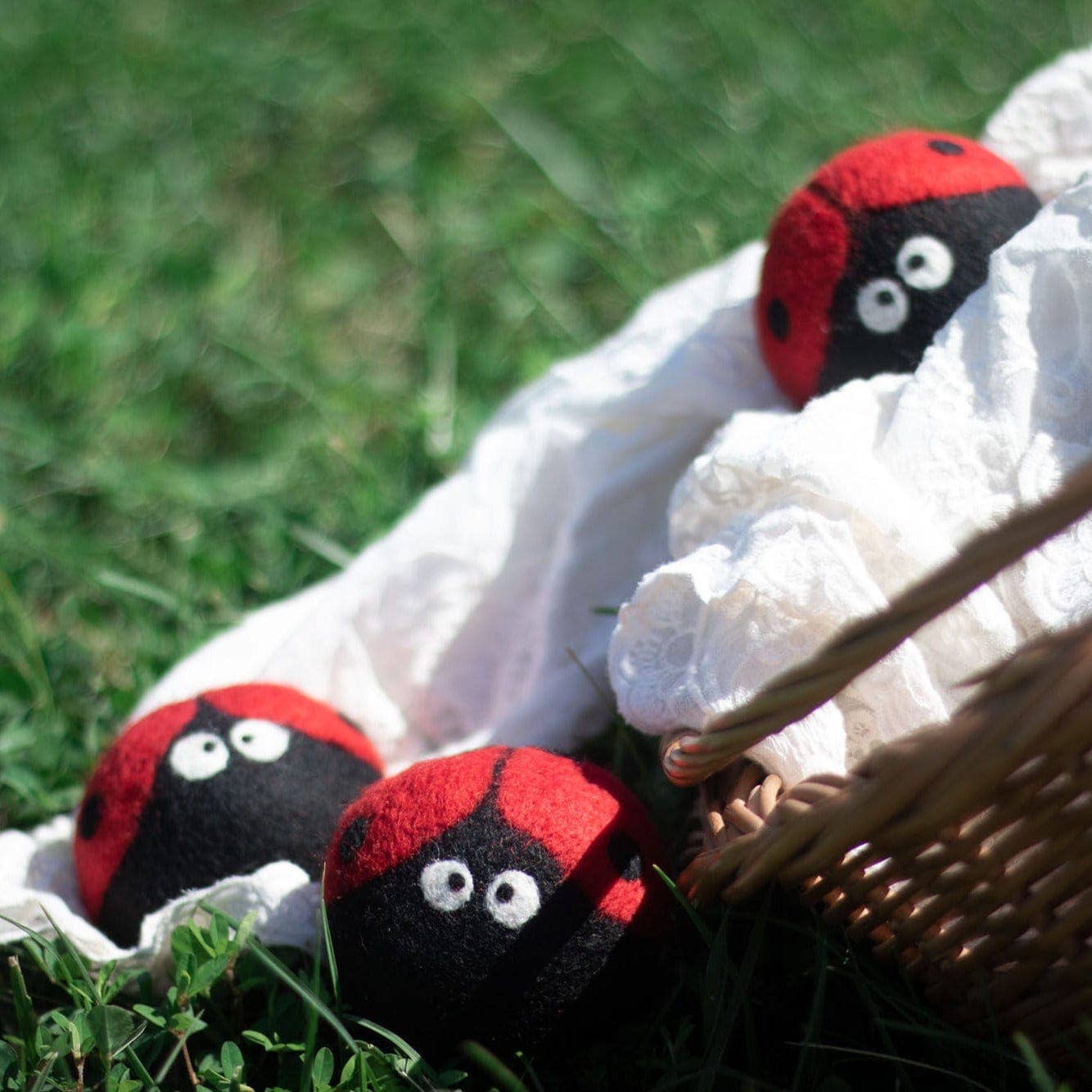 Ladybug Eco Wool Dryer Balls