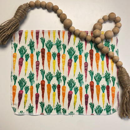 Colorful Carrots Reusable Paper Towels