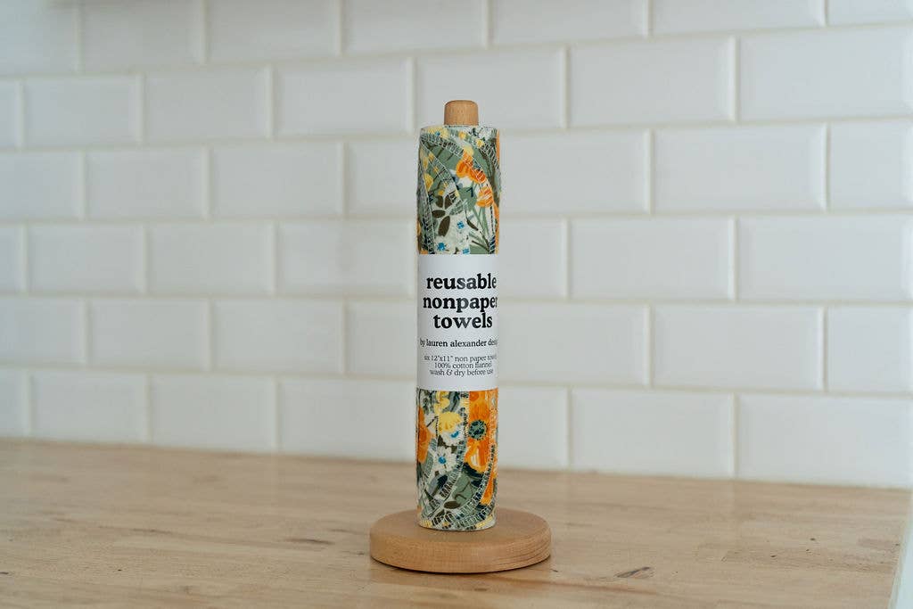 Reusable Paper Towels - Golden Days: 6 Pack Folded