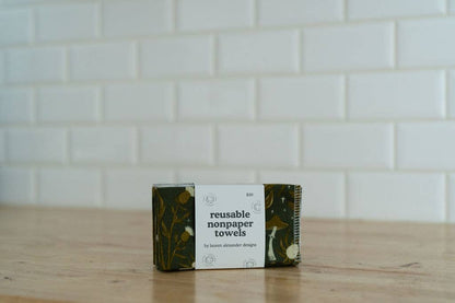 Reusable Paper Towels - Wooded Whimsy: 6 Pack Rolled