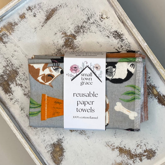 Reusable Paper Towels: Mixed Prints
