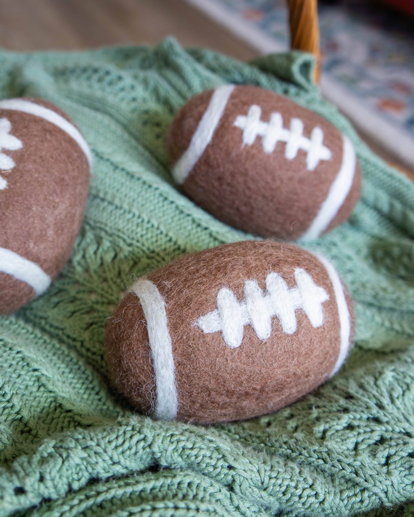 Football Eco Wool Dryer Balls - GAME DAY: PACKAGE FREE