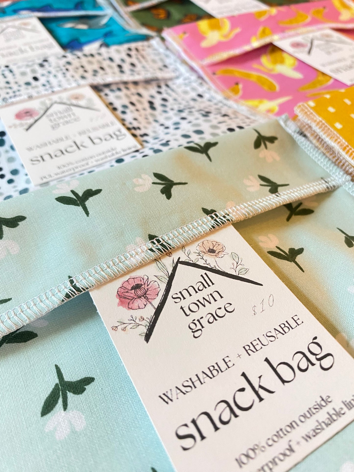 Snack & Sandwich Bag: Washable & Reusable