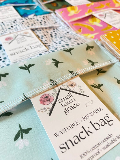 Snack & Sandwich Bag: Washable & Reusable