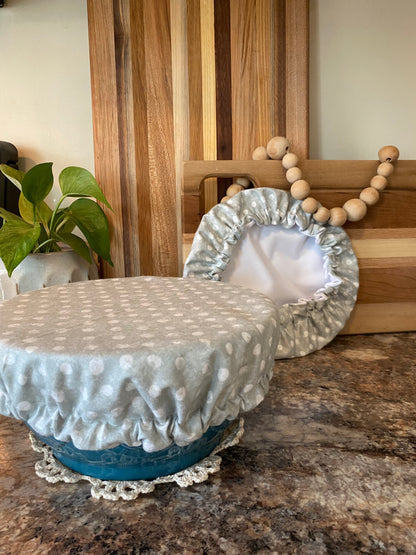 Reusable Bowl Covers: Textured Dots