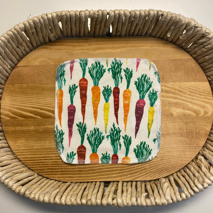 Colorful Carrots Reusable Napkins