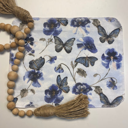 Butterflies & Pansies Reusable Paper Towels