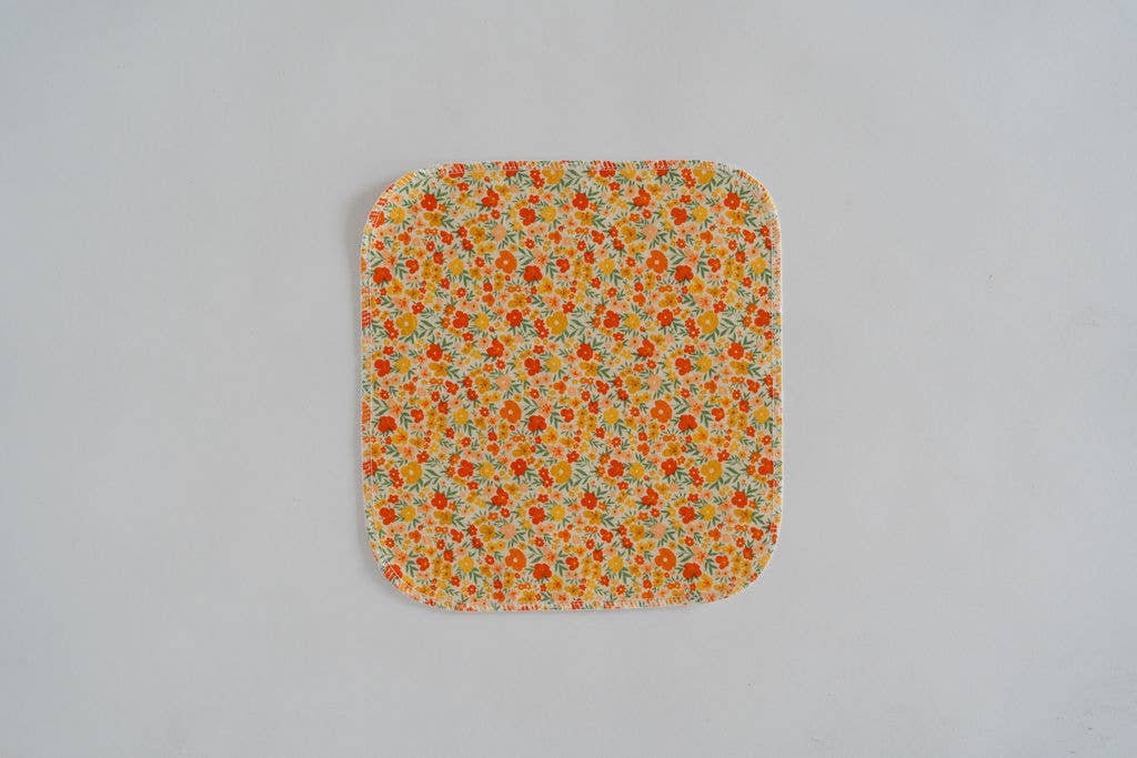 Reusable Paper Towels - Retro Meadow: 6 Pack Folded