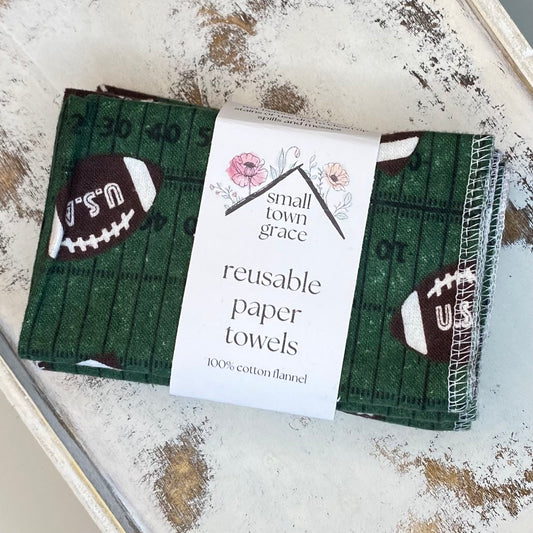 Football Reusable Paper Towels