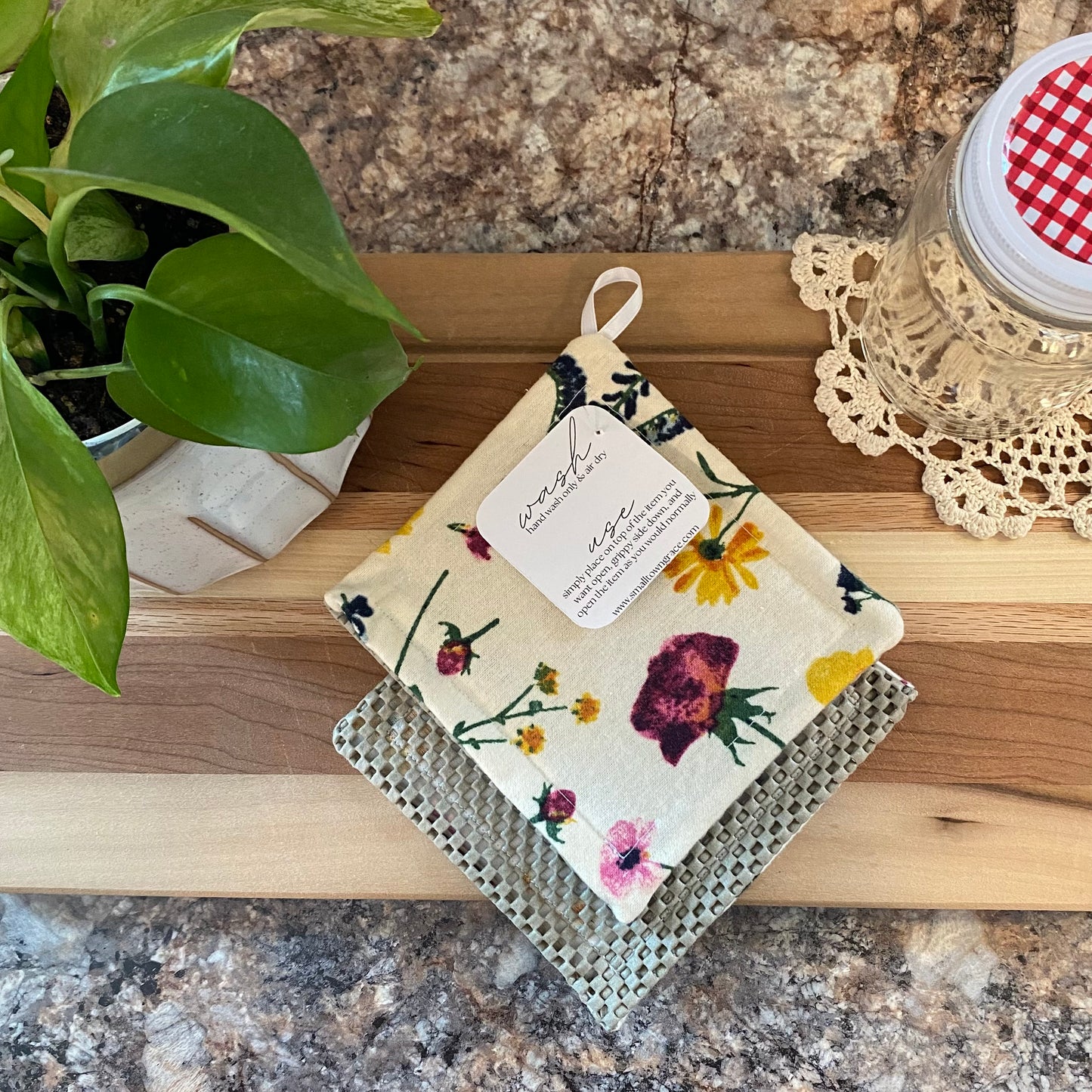 Pressed Flowers Jar Gripper