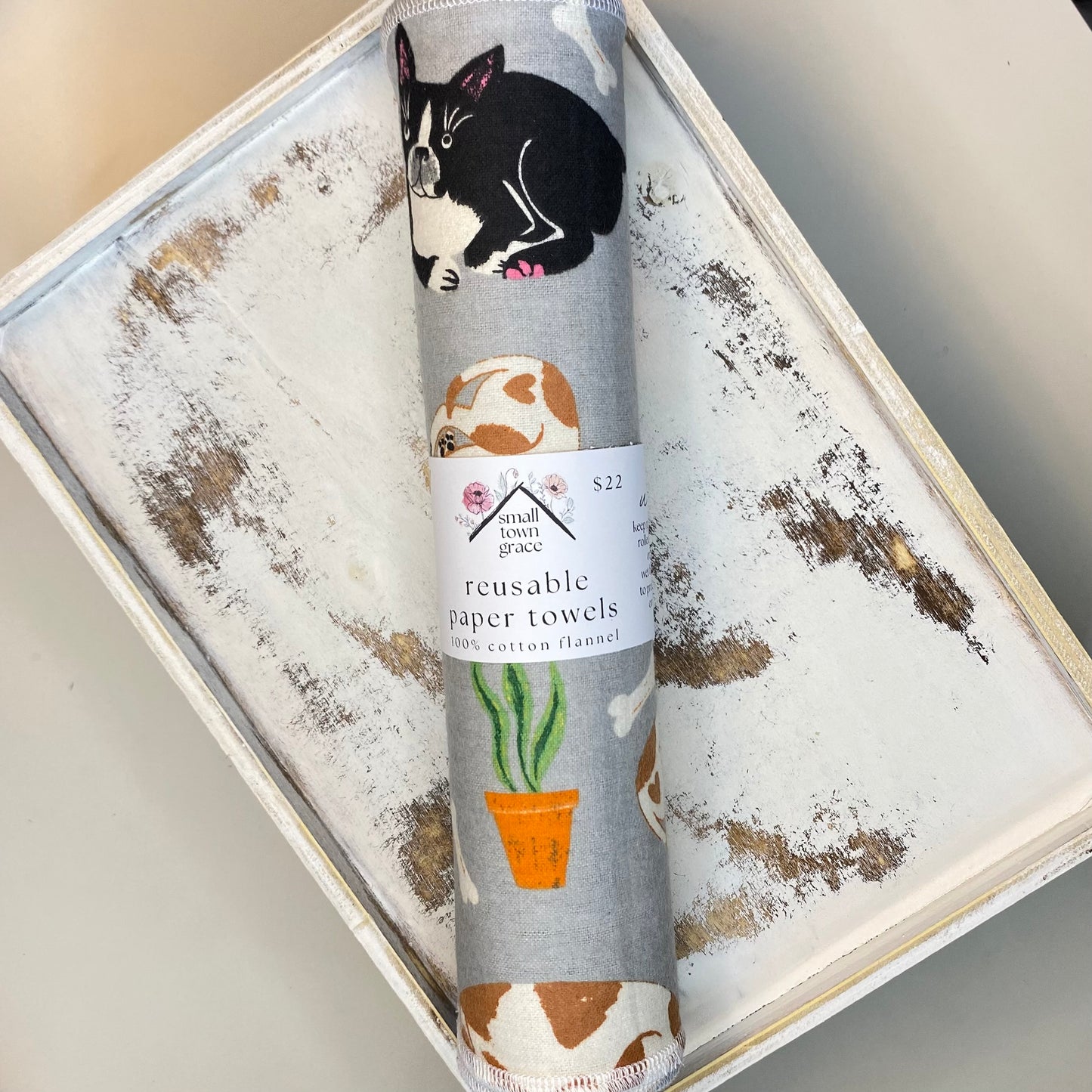 Pups & Plants Reusable Paper Towels