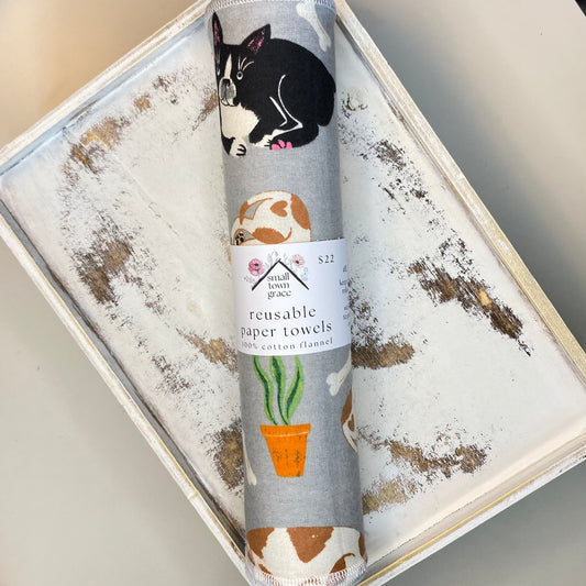 Pups & Plants Reusable Paper Towels