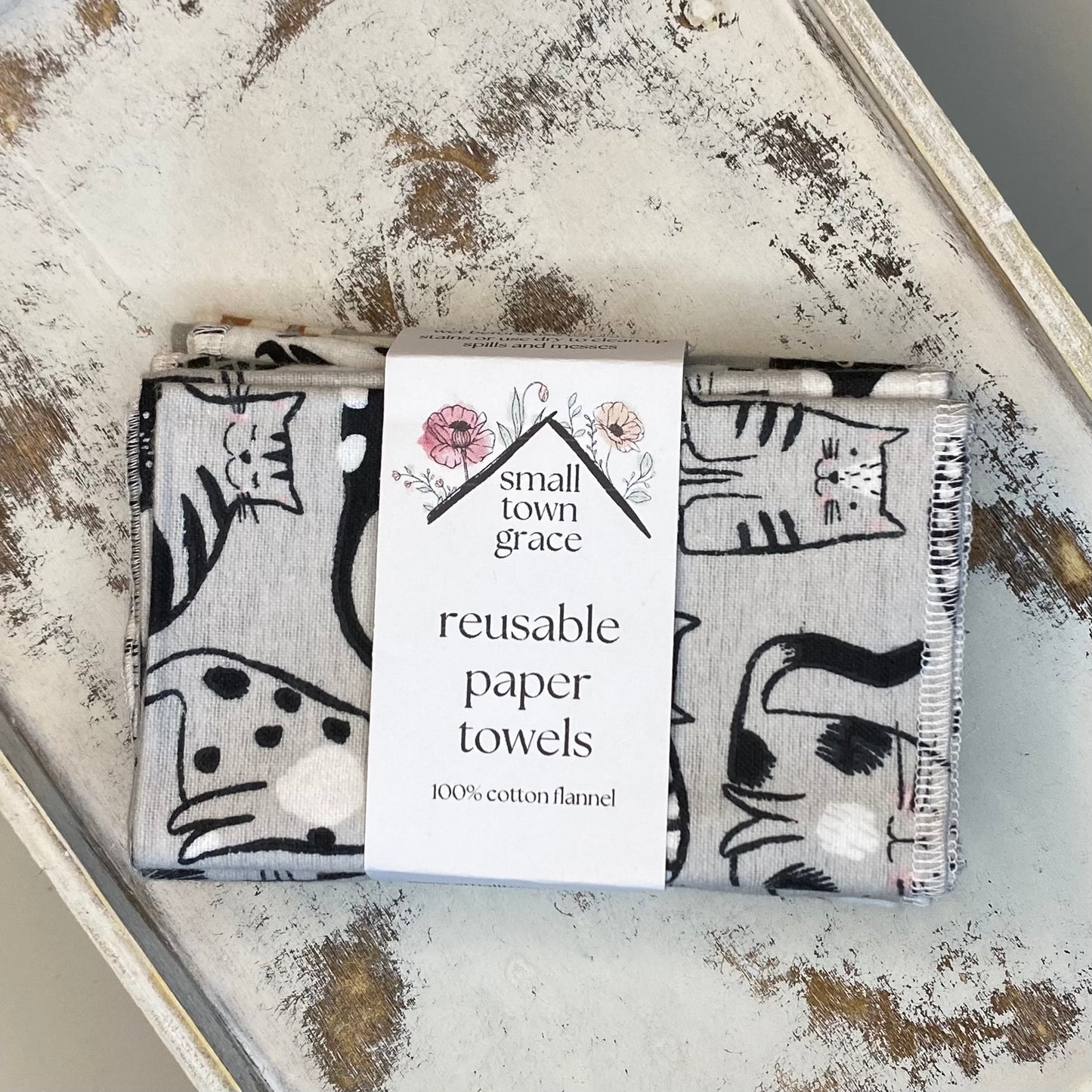 Reusable Paper Towels: Mixed Prints