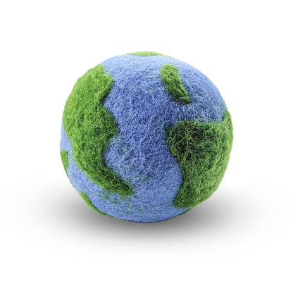 Single Wool Dryer Balls - All Colors & Designs PACKAGE FREE: Ladybug