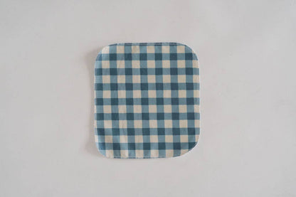 Reusable Paper Towels - Blue Gingham: 6 Pack Rolled