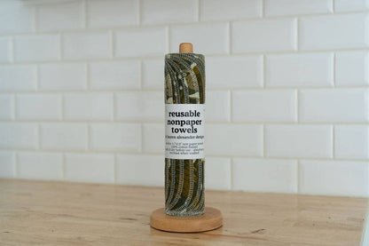 Reusable Paper Towels - Wooded Whimsy: 6 Pack Folded