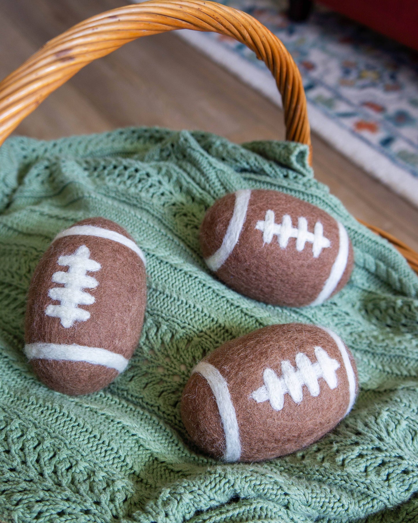 Football Eco Wool Dryer Balls - GAME DAY: PACKAGE FREE