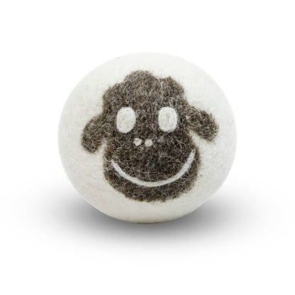 Single Wool Dryer Balls - All Colors & Designs PACKAGE FREE: Mama Earth