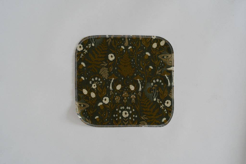 Reusable Paper Towels - Wooded Whimsy: 6 Pack Folded