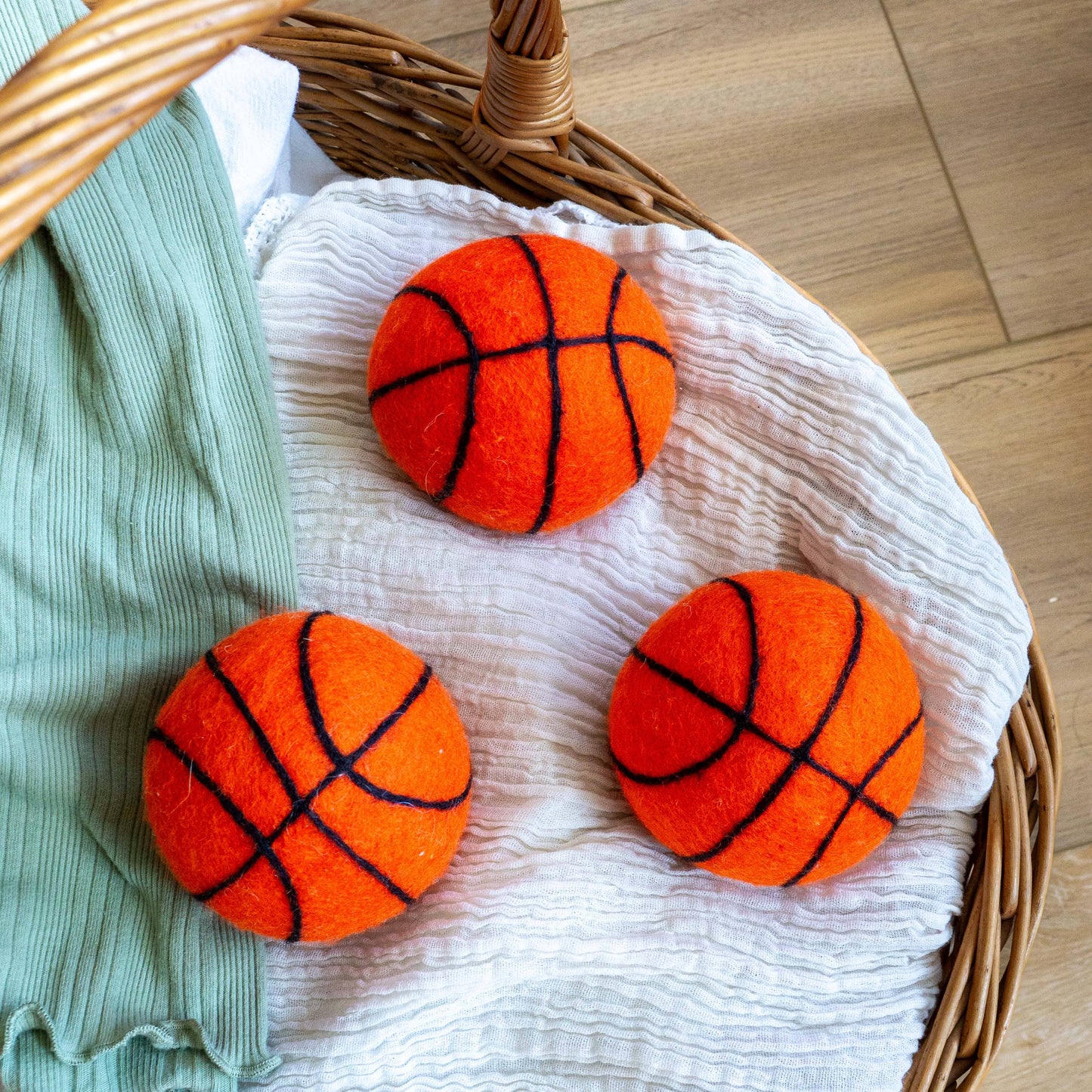 Basketball Eco Wool Dryer Balls - PLAYOFFS