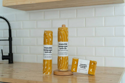 Reusable Paper Towels - Dusk & Dawn: 6 Pack Rolled